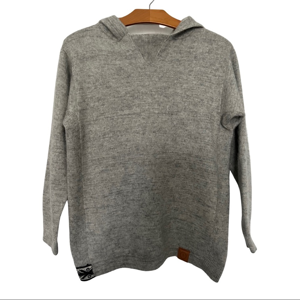 Handknit Alpaca Unisex Sweater Size: Small